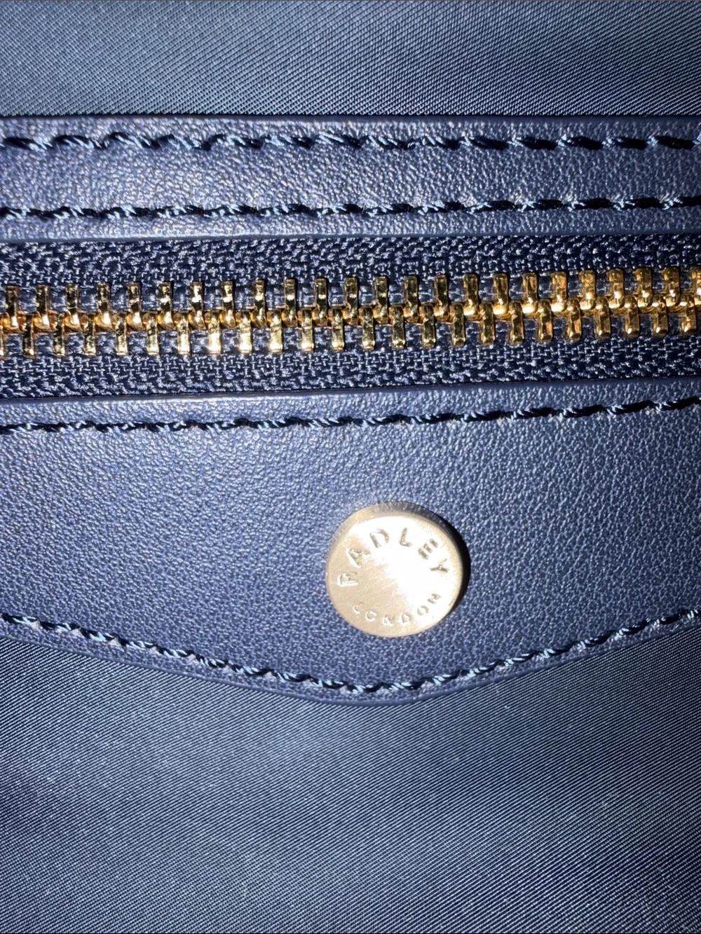 RADLEY LONDON Navy Zip Pocket Backpack